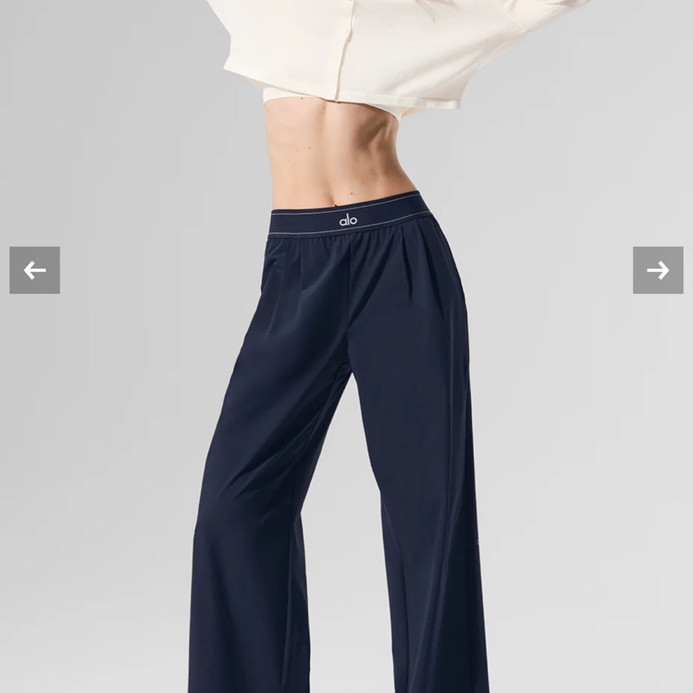 Alo Navy Suit Up Trouser (Regular)